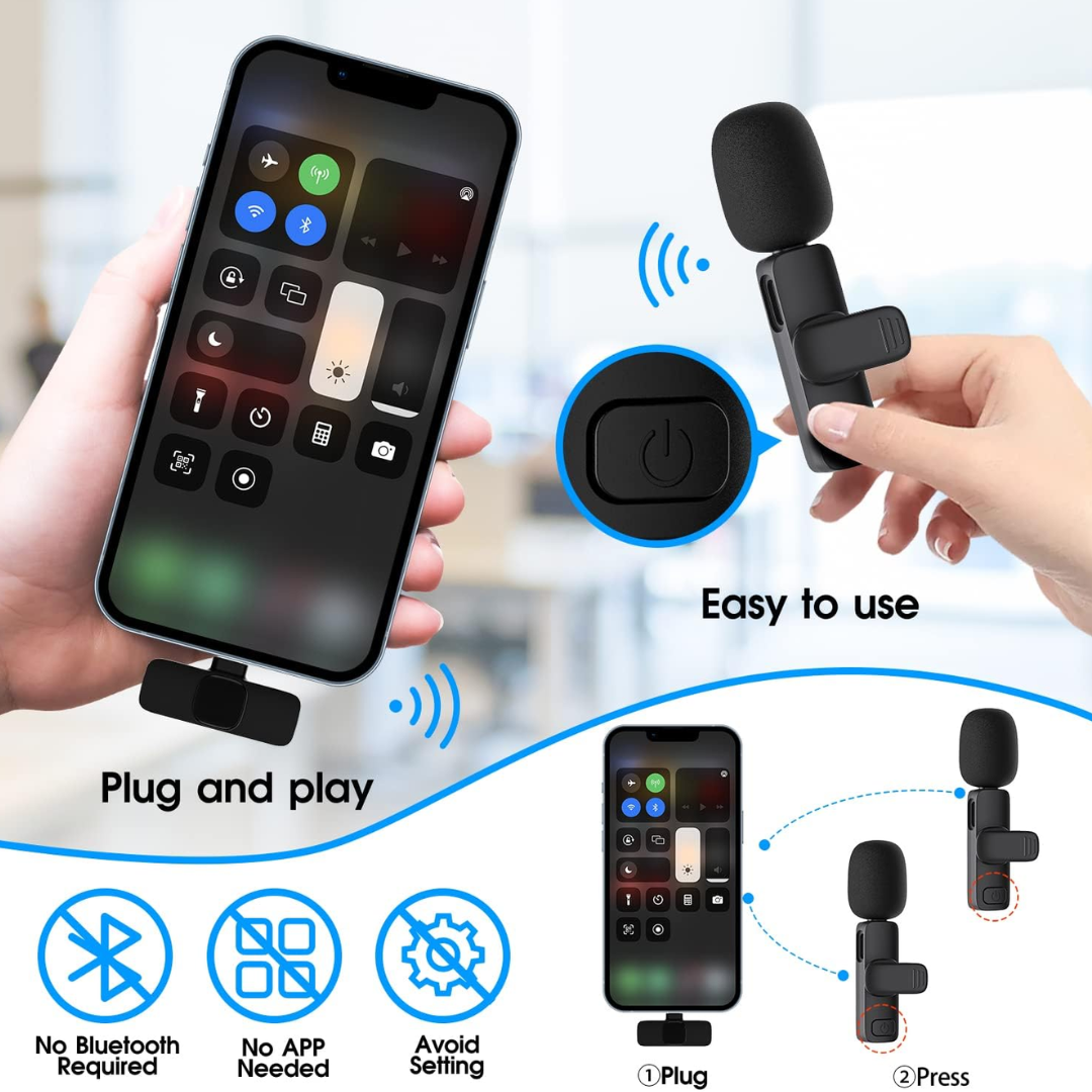 TinaTech® / Wireless Lavalier Microphone